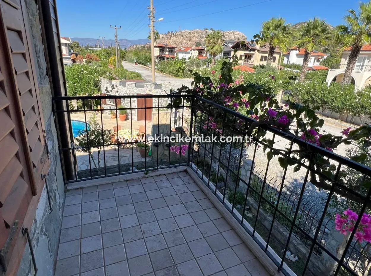 Steinvilla Zum Verkauf Auf Einem 580M2 Großen Grundstück In Gulpinar, Dalyan