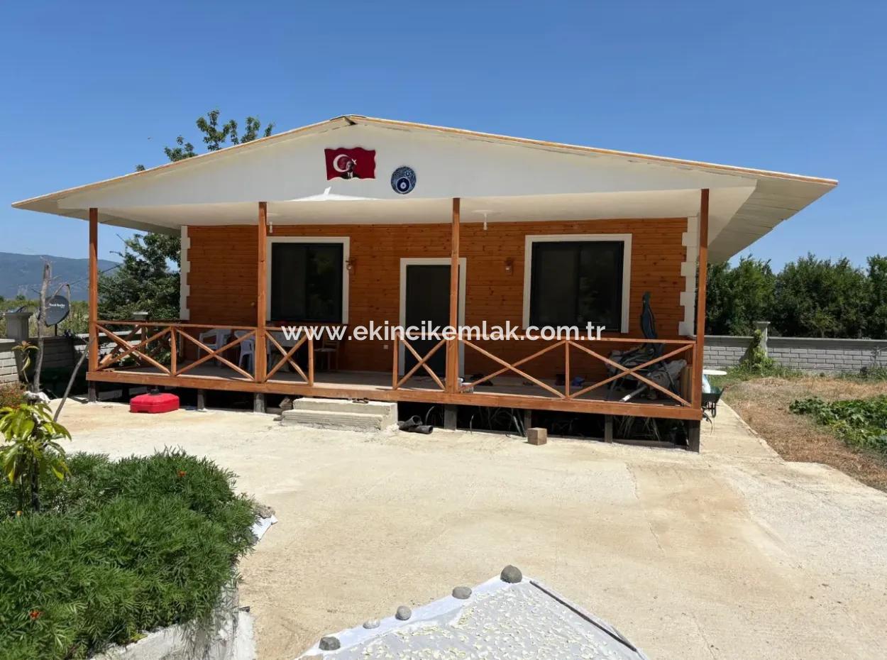 120M2 Detached Wooden House In A 2500M2 Field In Dalyan Karadağ