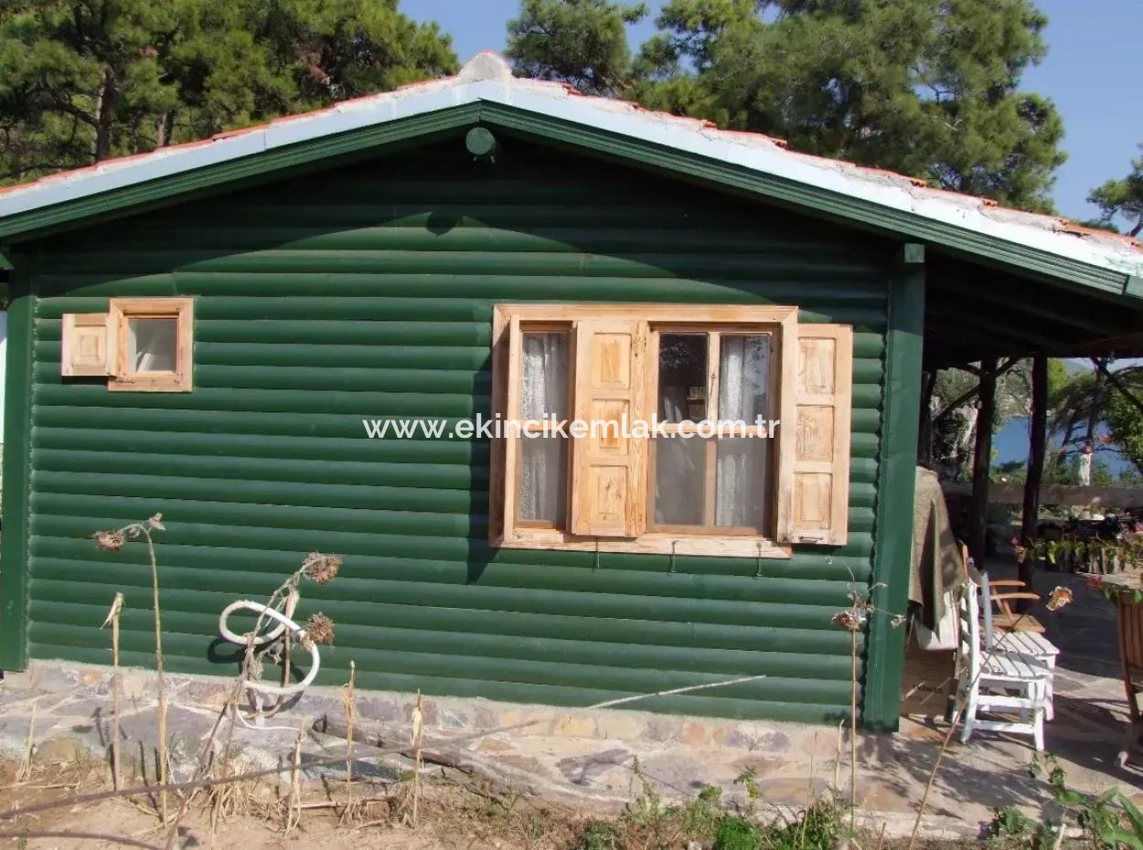 Beachfront Bungalow For Sale In Akbuk By The Sea In A Plot Of 800M2 Villa For Sale Turnalı