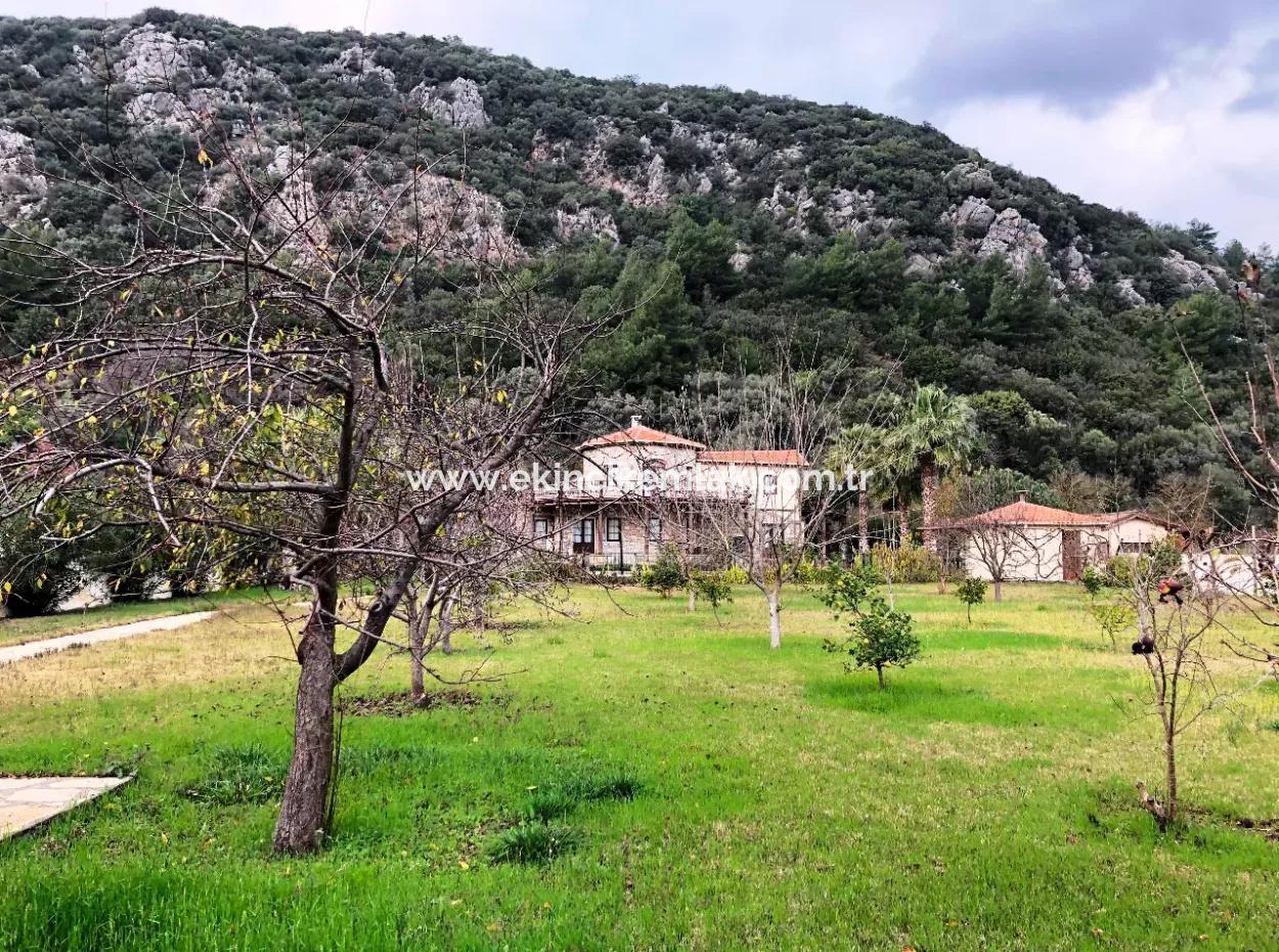 Villa For Sale In Dalyan In 3500M2 Plot
