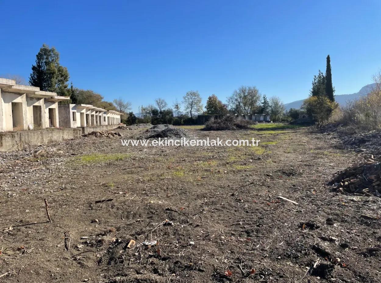 Land For Sale In Dalyan Gülpınar On The Main Road 9,037M2