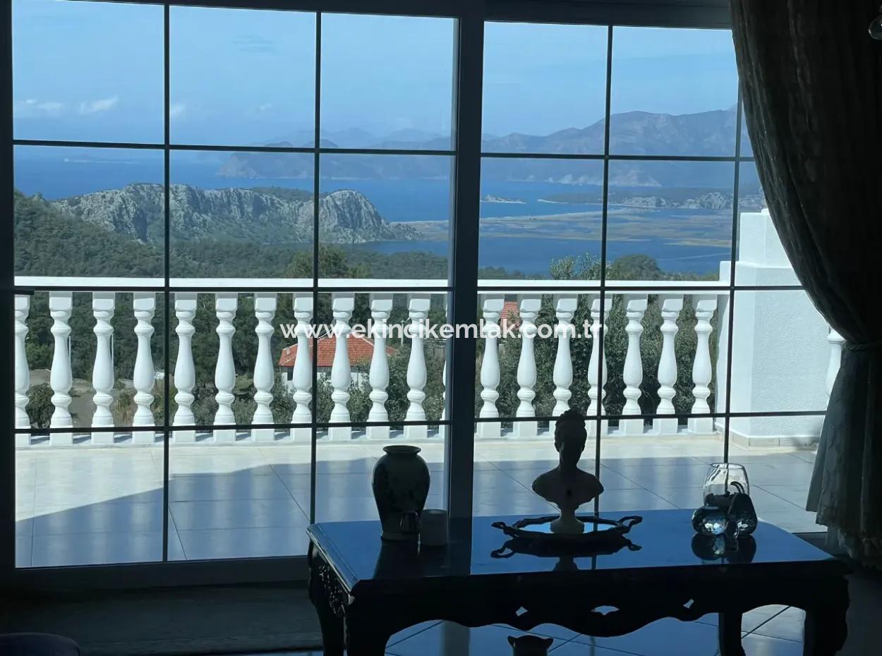 Vip Villa For Sale In 5000M2 Land With Full Sea View In Gökbel