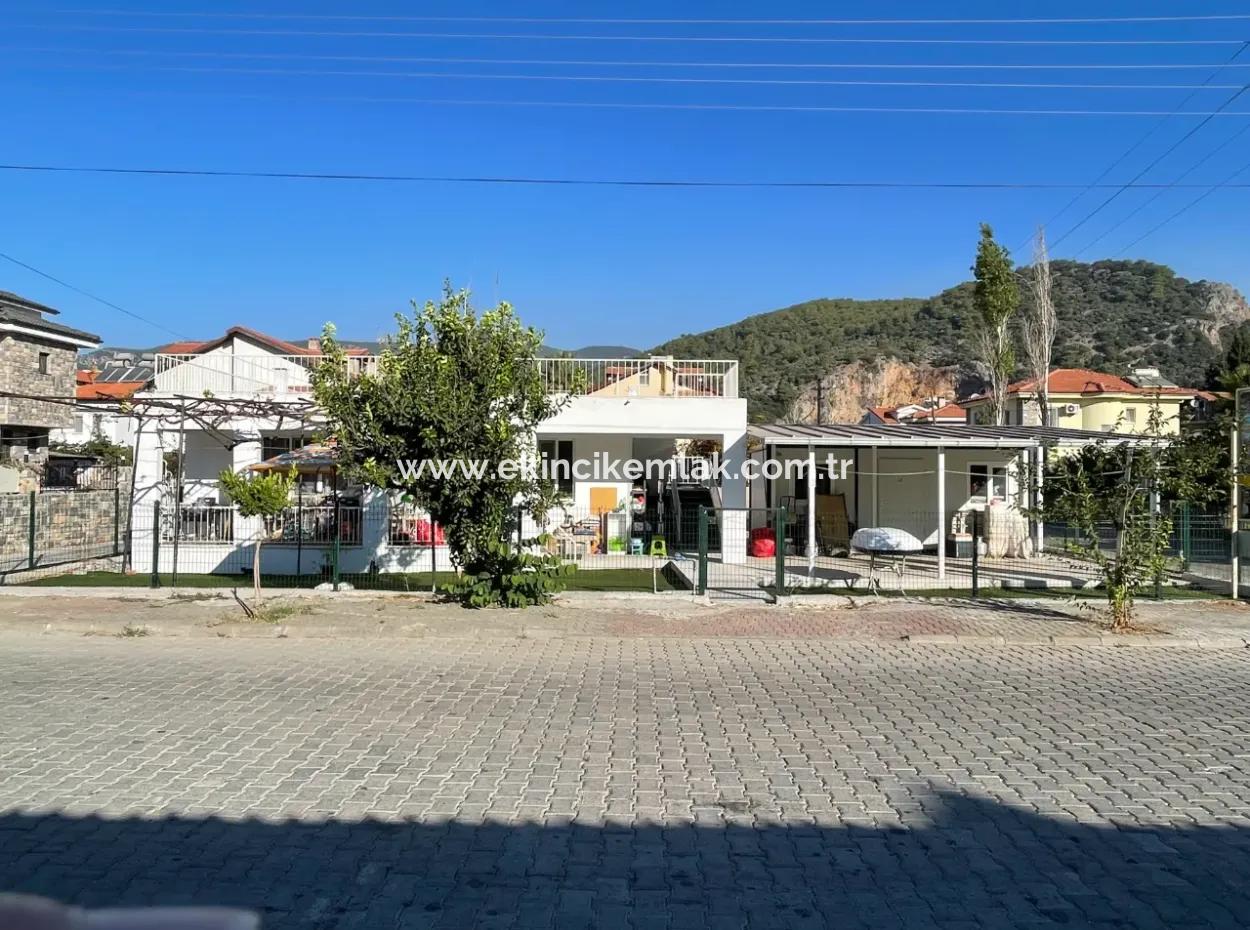 Dalyan Maraşda 677M2 Arsa İçinde Satılık Mustakil Villa Ev