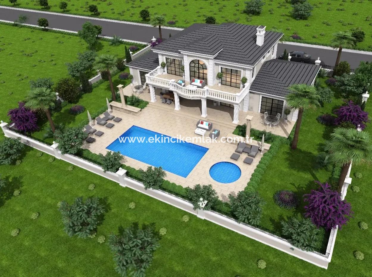 Zeytinalanda Satılık Lüks Villa Köyceğiz Zeytınalanda 6800M2 Arsa Full Göl Manzaralı Satılık Villa